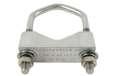 Pinces De Selle DX Engineering DXE-SSVC-3P Pour Antenne Radio Amateur - Acier Inoxydable