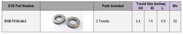 DX Engineering Ferrite - UHF Large Toroid Pack