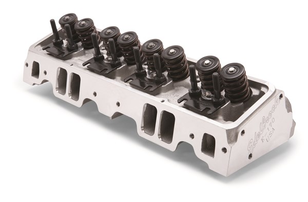 Small-Bore Edelbrock Performer RPM Cylinder Heads for Chevy 61009 