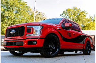 Red Ford F-150 — Dreamworks Motorsports