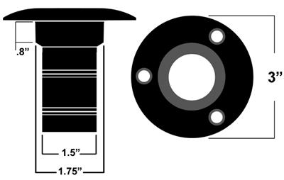 Ridetech CoolCap Stainless Steel Gas Cap thumbnail 4