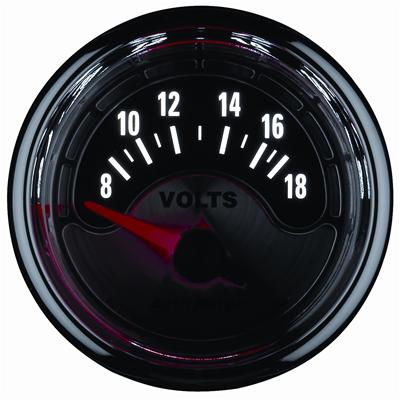 Autometer American Muscle 52mm Short Sweep Electric 18V Voltmeter Gauge thumbnail 2