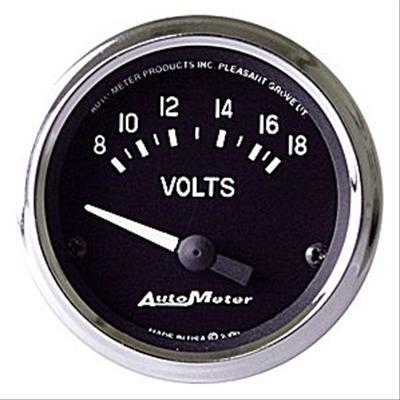 Autometer Cobra 2 1/16in 8-18 Volt Electric Voltmeter Gauge