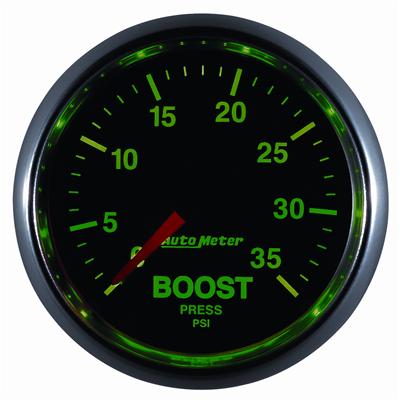 AutoMeter GS 2 1/16 inch 35PSI Mechanical Boost Gauge thumbnail 2