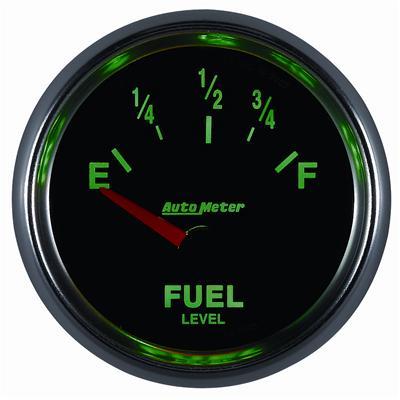 Autometer GS 52mm 0-90 ohms Short Sweep Electronic Fuel Level GM Gauge thumbnail 2