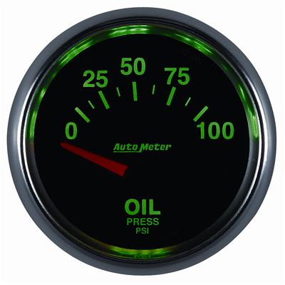 Autometer GS 0-100 PSI Short Sweep Electronic Oil Pressure Gauge thumbnail 2