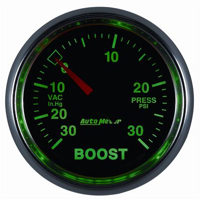 Autometer GS 30inhg-30PSI Digital Vac/Boost Gauge thumbnail 2