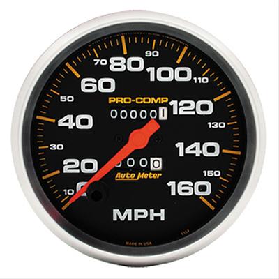 AutoMeter Gauge Speedometer 5in. 160MPH Mechanical Pro-Comp