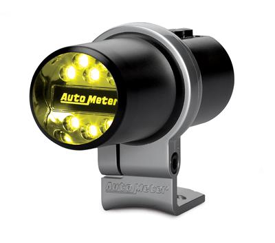 AutoMeter Indicator Light Pit Road Speed Pedestal Black Programmable thumbnail 2