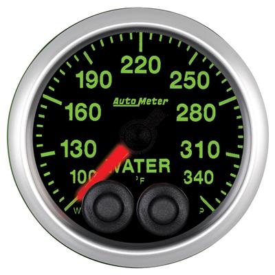 Autometer Elite 52mm 100-340 Deg F Water Temperature Peak and Warn Gauge w/ Electronic Control thumbnail 4