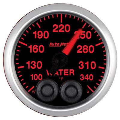 Autometer Elite 52mm 100-340 Deg F Water Temperature Peak and Warn Gauge w/ Electronic Control thumbnail 6