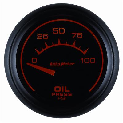 Autometer ES 52mm 100 PSI Short Sweep Electric Oil Pressure Gauge thumbnail 4