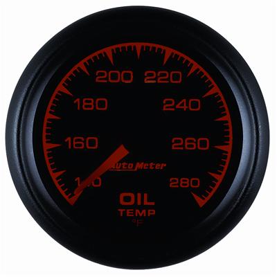 Autometer ES 52.4mm 140-280 Degree F Oil Temperature Gauge thumbnail 2