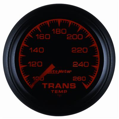 Autometer ES 52.4mm Full Sweep Electronic 100-260 Degree F Transmission Temperature Gauge thumbnail 4