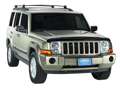 Husky Bugflectors II for 2006-2010 COMMANDER - 2815942 Bug Guard, Bugflector II, Smoke, Jeep, Each