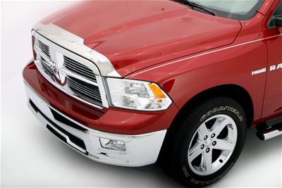 Husky Liners 09-18 Dodge RAM 1500 (Excl. Sport/Rebel) Aeroskin Hood Protector - Chrome thumbnail 4