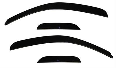 Auto Ventshade Low-Profile Deflectors 2854024 Side Window Visors, Deflectors, Front and Rear, Acrylic, Smoke, Chevy, Set of 4 thumbnail 3