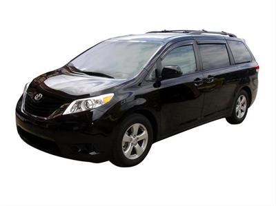 AVS 11-18 Toyota Sienna Ventvisor Outside Mount Window Deflectors 4pc - Smoke thumbnail 3