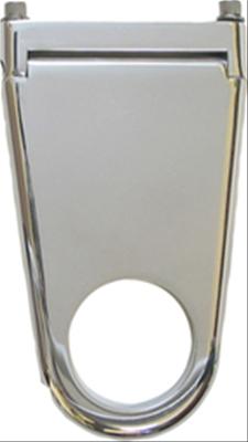Borgeson Solid-Style Column Drops 911174 Steering Mount, Solid-Style, 4 in. Drop, Aluminum, Polished, Hinged, for 1.75 in. Diameter, Each