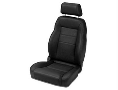 Bestop TrailMax II Pro Black Vinyl Seat 3945001 Seat, II, Highback Front Bucket, Reclining, Vinyl, Black, Jeep, Each thumbnail 6