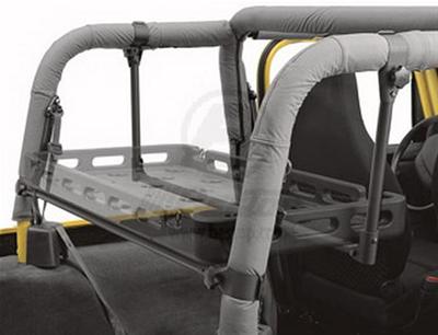 Bestop HighRock 4x4 Cargo Rack Mounting Brackets for 1992-2002 WRANGLER - 4140601 Bracket, Rack, Lower, Steel, Black, Jeep, Each