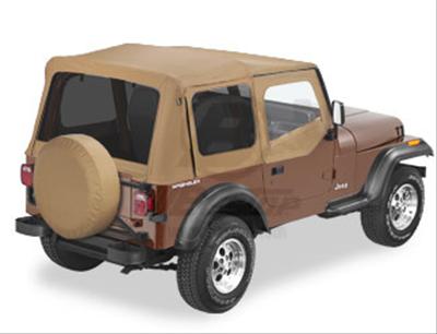 Bestop Replace-A-Tops for 1988-1995 WRANGLER - 5112337 Soft Top, Replace-A-Top, Polymer Cloth, Spice, Tinted Windows, Jeep, Each thumbnail 2