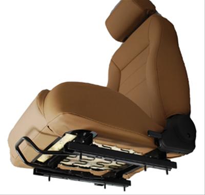 Bestop Seat Risers for 2003-2006 WRANGLER - 5124501 Brackets, Riser, Driver Side, Steel, Black, Jeep, Each thumbnail 3