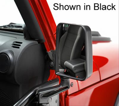 Bestop HighRock 4x4 Mirrors for 1987-2011 WRANGLER - 5126200 Mirror, 4x4, Driver/Passenger Side, ABS Plastic, Chrome, Manual, Jeep, Pair thumbnail 3