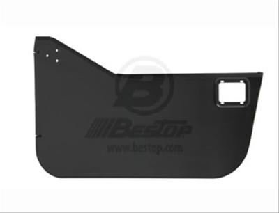 Bestop HighRock 4x4 Element Door Enclosure Panels for 2007-2018 WRANGLER, 2018 WRANGLER JK - 5180401 Doors, Encloser Kit, Rear, Lower Half, Steel, Black, Jeep, Pair thumbnail 2