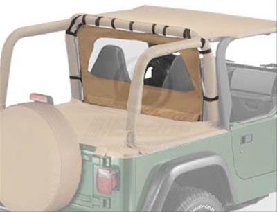 Bestop Windjammers 8003037 Soft Top, Windjammer, Polymer Cloth, Spice, Jeep, Each