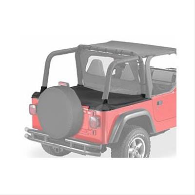 Bestop Duster Deck Covers 9001115 Soft Top, Cover, Polymer Cloth, Black Denim, Jeep, Each