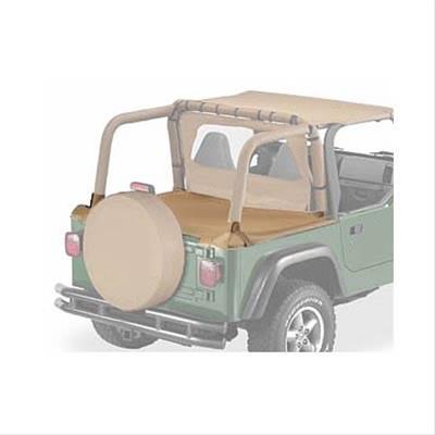 Bestop Duster Deck Covers 9002037 Soft Top, Cover, Polymer Cloth, Spice, Jeep, Each