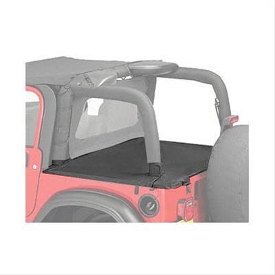 Bestop Duster Deck Covers for 2003-2006 WRANGLER - 9002235 Soft Top, Cover, Polymer Cloth, Black Diamond, Jeep, Each