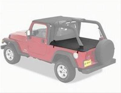 Bestop Duster Deck Covers 9002435 Soft Top, Cover, Polymer Cloth, Black Diamond, Jeep, Each