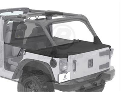 Bestop Duster Deck Covers for 2007-2018 WRANGLER, 2018 WRANGLER JK - 9003135 Soft Top, Cover, Polymer Cloth, Black Diamond, Jeep, Each thumbnail 3