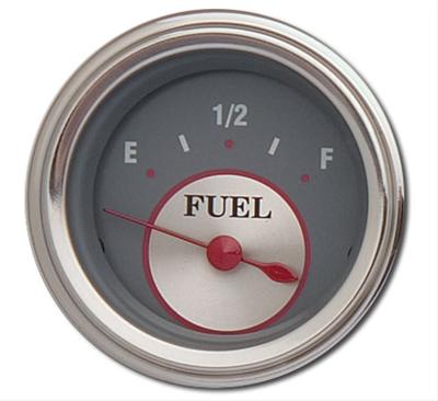 Classic Instruments Silver Series Gauges SS09SLF Gauge, Series, Fuel Level, Empty-Full, 2 1/8 in., Face, Analog, Electrical, Each