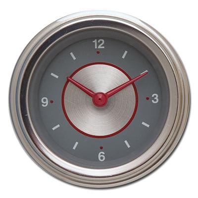 Classic Instruments Silver Series Gauges SS90SLC Gauge, Series, Clock, 12 hours, 2 1/8 in., Face, Analog, Electrical, Each