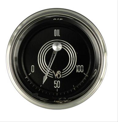 Classic Instruments V8 Speedster Series Gauges V8SR81SHC Gauge, Speedster, Oil Pressure, 0-100 psi, 2 1/8 in., Analog, Electrical, Each