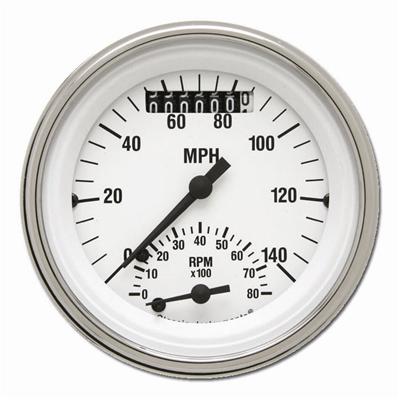Classic Instruments White Hot Series Gauge Sets WH20SLC Gauge, Series, Speedometer, Tachometer, Face, Analog, Each