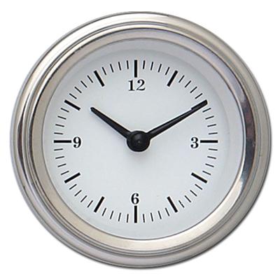 Classic Instruments White Hot Series Gauges WH90SLC Gauge, Series, Clock, 12 hours, 2 1/8 in., Face, Analog, Electrical, Each