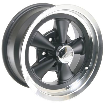 Cragar 610B571242 Cragar Vintage Series 1-Piece Black G/T Wheels ...