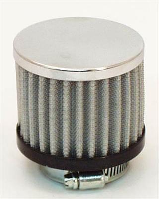 Canton Racing Valve Cover Breathers 65-500 Breather, Clamp-On, Round, Steel, Chrome, Plain, Each thumbnail 2
