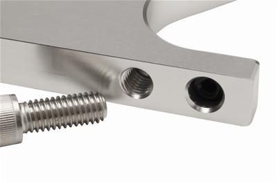 CVR Billet Nitrous Bottle Brackets NO67CL Brackets, Aluminum, Clear Anodized, 10-15 lbs. Bottle, Set
