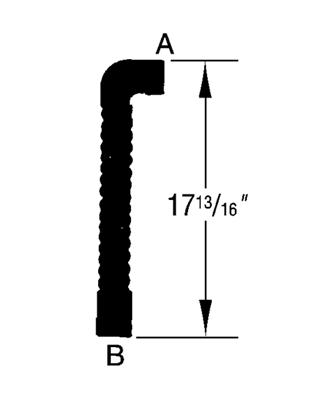thumbnail image 2 of 72231 Radiator Hose, Black 2 of 12
