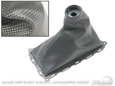 Drake Muscle Cars Shifter Boots AR3Z-7277-CF 2010-11 Mustang Shift Boot (with carbon-fiber-LOOK pattern)