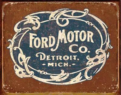 Historic Ford Logo Sign - Free Shipping on Orders Over $99 at Summit Racing