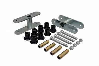Daystar Leaf Spring Shackles and Hangers KJ61014BK Shackle; Super Shackle; Greaseable; Black