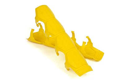 Daystar Shock and Steering Stabilizer Armors KU71112YL Boots, Armor, 10.000 in., Yellow, Pair