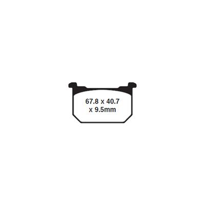 EBC 81-82 Kawasaki KZ 305 CSR Front Left/Right FA-SFA-X Brake Pads