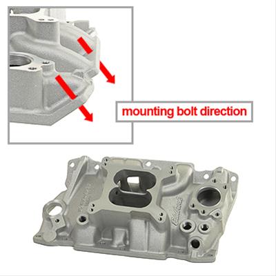 Edelbrock Performer 229/4 3 V-6 Manifold thumbnail 2